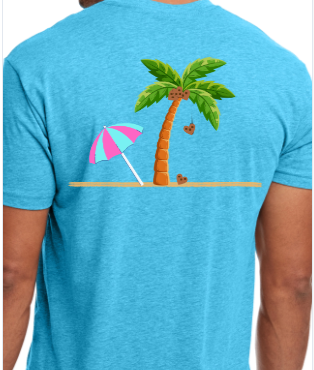 beach & heart coconuts t