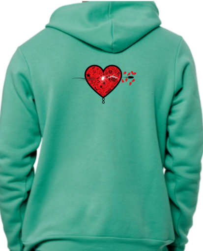 Heart shot hoodie