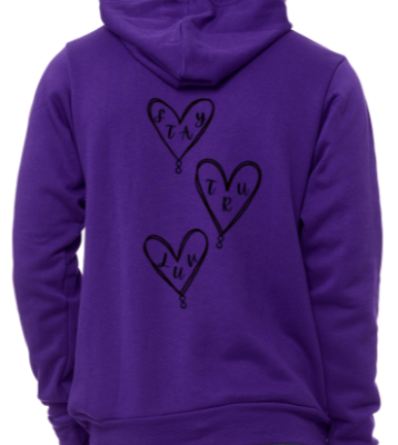 3 heart hoodie