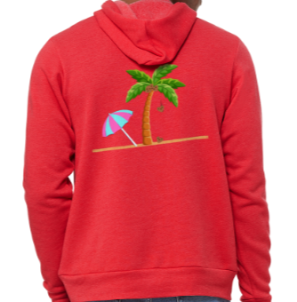 Beach & heart coconuts hoodie