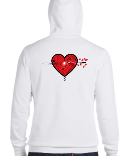 Heart shot hoodie