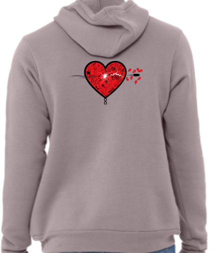 Heart shot hoodie