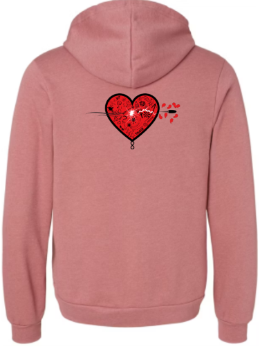 Heart shot hoodie