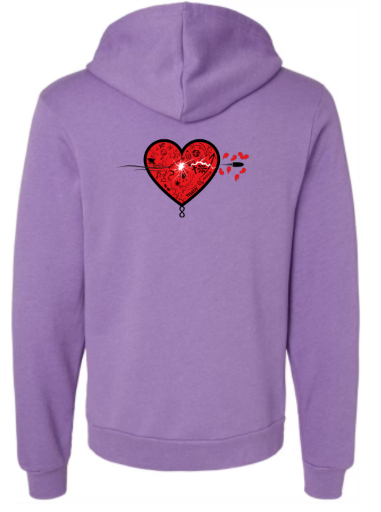 Heart shot hoodie