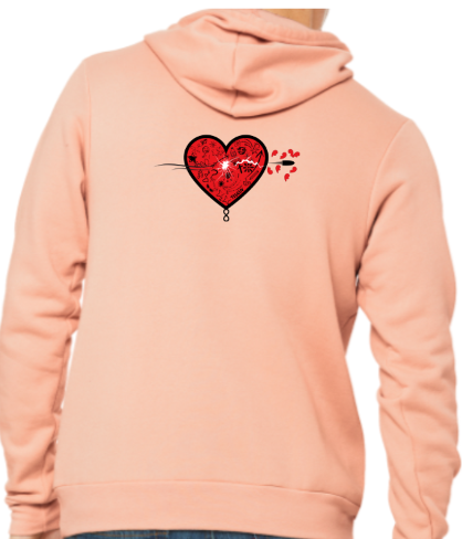 Heart shot hoodie