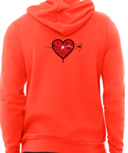 Heart shot hoodie