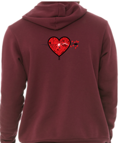 Heart shot hoodie