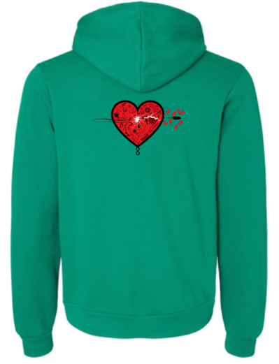 Heart shot hoodie