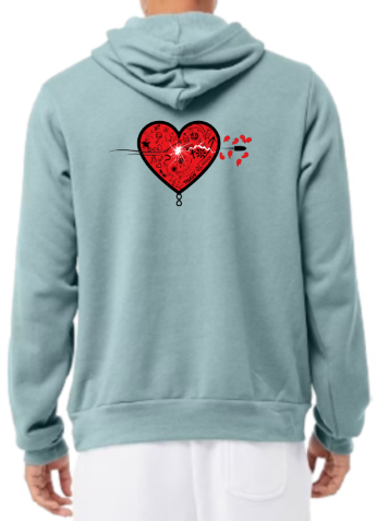 Heart shot hoodie