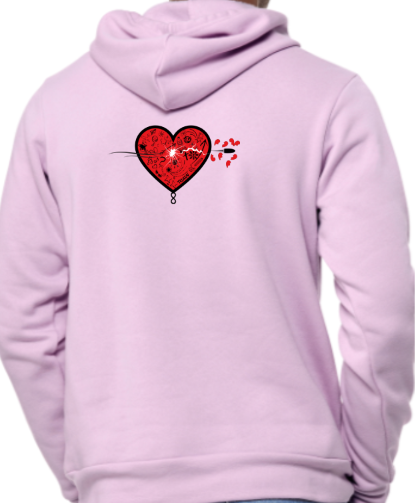 Heart shot hoodie