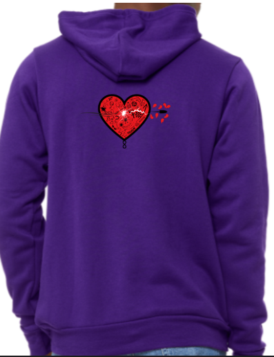 Heart shot hoodie