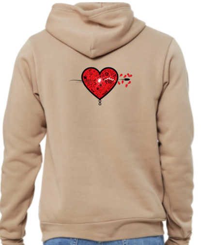 Heart shot hoodie