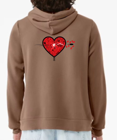 Heart shot hoodie