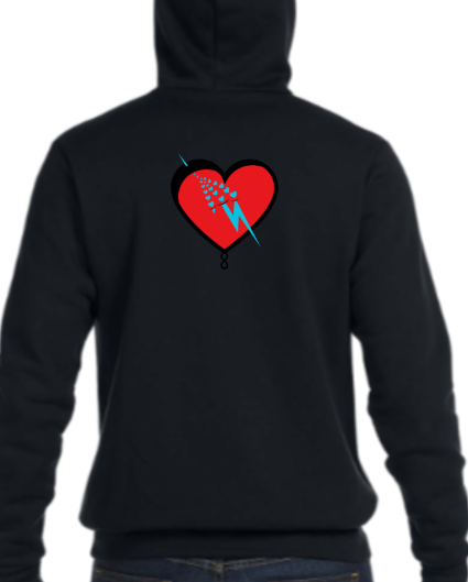 Electric Heart hoodie