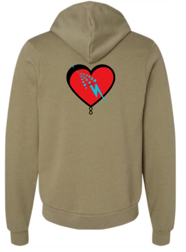 Electric Heart hoodie