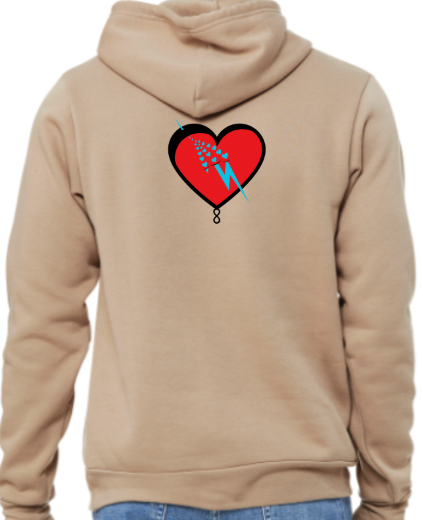 Electric Heart hoodie