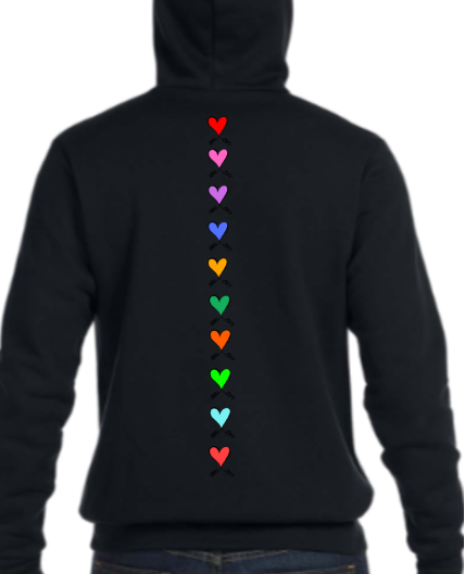 Luv spine hoodie